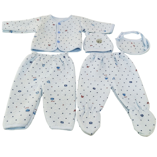spring lady newborn thermal underwear 5-piece set autumn and winter thickened male and female baby clothes children‘s clothing