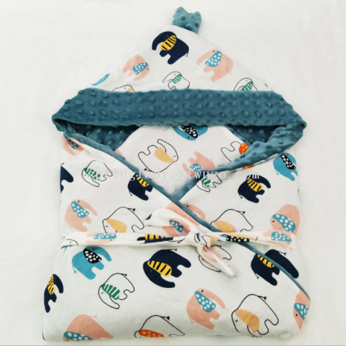 [doudou quilt] newborn baby baby blanket thickened single delivery room newborn baby items swaddling wrapping towel