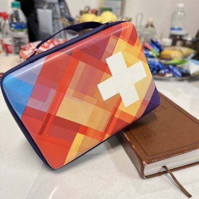 Pressing Die Material Portable Stationery Scripture Bag Portable Simple and Practical Storage Bag High Quality Export Foreign Trade Production
