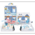 Children Play House Toy Doll House Villa Princess Castle Set Girl Simulation House Building Gift
