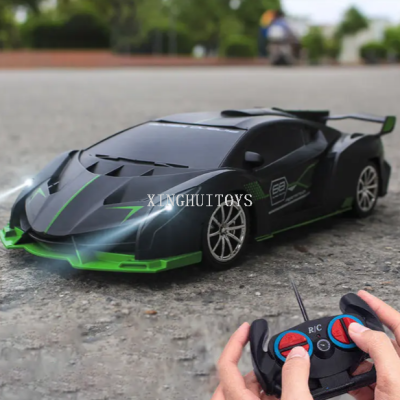 4 Channel Remote Control Car with Led Light 2.4G Radio Remote Control Remote Control Racing Car with Light Radio Toy