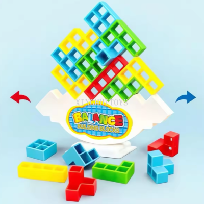 Children's Entertainment Game Russia Block Toy Tower Game Creative Balance Puzzle Game Factory Wholesale