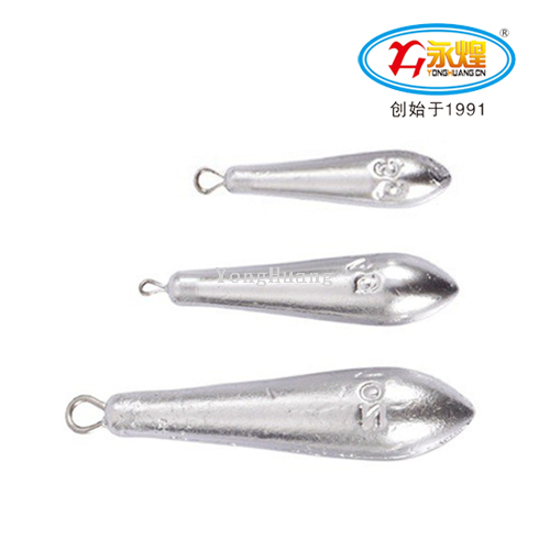 yonghuang rocket shaped lead pendant luya light sea fishing pendant 2g-28g