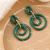 2023 new color ring earrings