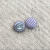 18mm round Cloth Wrapper Button Wool Woven Striped Cloth Bag Buckle Clothing Accessories Earrings Decorative Headdress Accessories