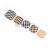 18/20/22/25mm Houndstooth Square Cloth Wrapper Button Square Plaid Cloth Buckle Ear Studs Barrettes Hair Comb Accessories