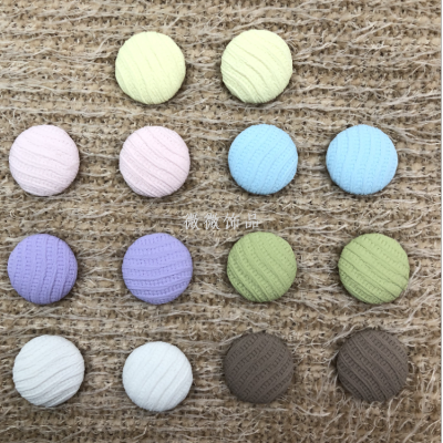 2.3 Diameter Flat Buckle Cloth Wrapper Button Clothing Accessories Ornament Accessories Processing Customization