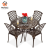 Outdoor cast aluminum table and chairs combination garden patio dining table balcony leisure outdoor open-air anti-corrosion iron marble