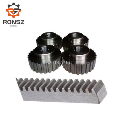  304 stainless steel rack and pinion 0.5 modulus gear rack guide mechanical straight rack support customized