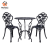 Outdoor Cast Aluminum Table and Chair Combination Garden Courtyard Dining Table Balcony Leisure Outdoor Outdoor Anti-Corrosion Iron Marble