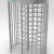 Full-Height Rotating Fence Face Recognition Access Control Isolation Gate