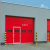 with Clear View Window Can Be Perspective Garage Door, Color Can Be Customized, Turn Plate, Match Warning Column