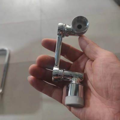 Universal Faucet Mechanical Rotatable Water Faucet Universal Cross over Sub Splash-Proof Artifact Vientiane Extender