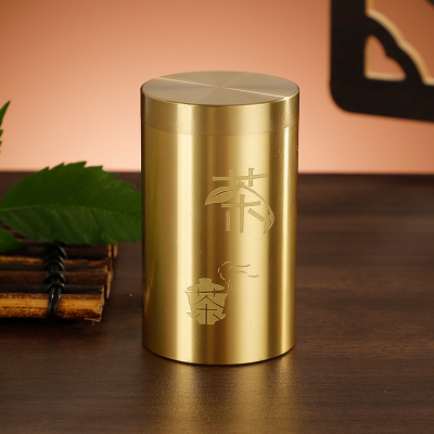 Pure Brass Bamboo Joint Toothpick Holder Portable Living Room Toothpick Holder High-End Entry Lux Copper Art Toothpick Holder Internet Celebrity High-End