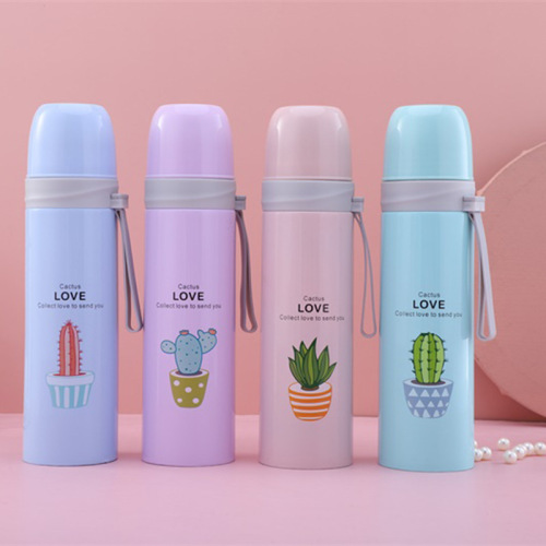 卡通不锈钢保温杯工厂价格礼品杯新款子弹头保温杯批发