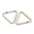Bag Hanging Buckle Alloy Triangle Buckle Triangle Open Ring Diy Transformation Metal Key Spring Ring Hardware Dog Buckle