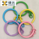 Color Spring Fastener Keychain Accessories Diy Handmade Spring Coil Mobile Phone Charm Ring Paint Good-looking