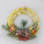 Christmas Decorations Plastic White English Word Card Circle Christmas Pendant Flower Scene Theme Layout Props Ornaments