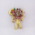 Christmas Decoration Plastic Gold Powder White Pendant Bell Butterfly Crutch Candlestick Wind Chime Musical Instrument Christmas Tree Decorations