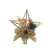 Christmas Five-Star Gold Powder White Tree Top Heart Christmas Decorations 15-23cm Christmas Pendant Holiday Decoration Accessories