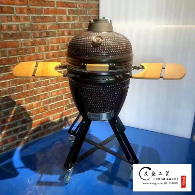 BBQ ceramic outdoor grill household barbecue oven courtyard barbecue oven charcoal oven