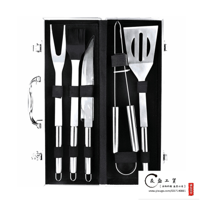 Stainless steel BBQ BBQ tool set surroundings while supplies combination of a full set of portable barbecue tool accessories