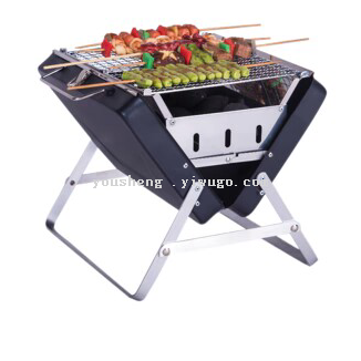 BBQOutdoors Convenient Barbecue Grill Household Barbecue Grill Briefcase Portable Oven Camping Foldable Barbecue Grill