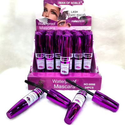 Iman of Noble Brand Cross-Border Classic New Purple Mascara Bruch Head Thick Long Lasting Waterproof
