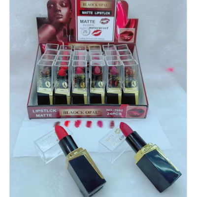 Iman of Noble Brand Cross-Border Classic New African Color Series 6 Color Lipstick 24 Hours Lasting No Stain on Cup