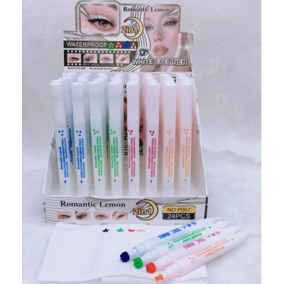 Iman of Noble Brand Cross-Border New White Eyeliner Color Seal Pen Smooth Quick-Drying Continuous Ink