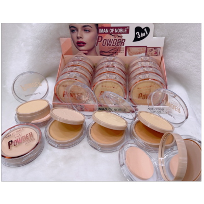 Iman of Noble Brand 2023 New Concealer + Powder with Mirror a Dual-Use Convenient