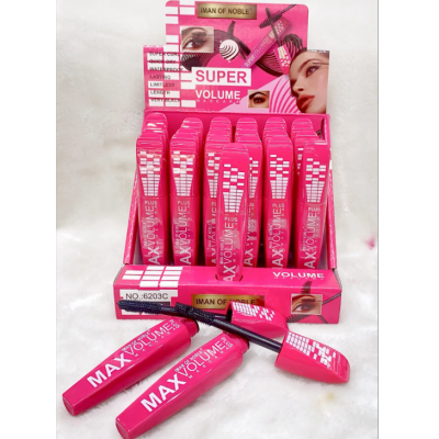 Iman of Noble 2023 Model Pink Max Mascara Advanced Waterproof Thick Curl with Test Pack