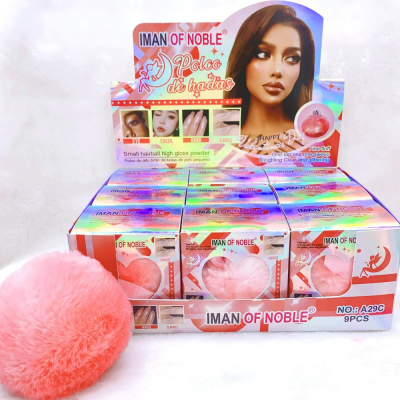 Iman of Noble 2023 New Fairy Highlight Powder Sparkling Magic Color Pink Ball