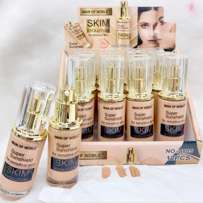 Iman of Noble 2023 New Liquid Foundation Flawless Oil Control Moisturizer Natural Skin Care Makeup Not Dull