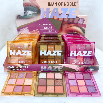 Iman of Noble New Amber Jiugongge Eye Shadow Festival Makeup Easy to Master No Falling out Easy to Color