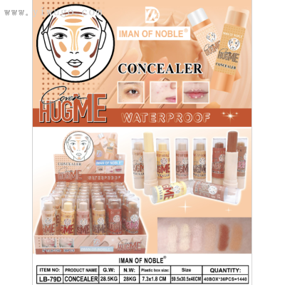 Iman Ofnoble New Concealer Six-Color Cream Silky Non-Caking Vitality Concealer Stick Nude Makeup Natural