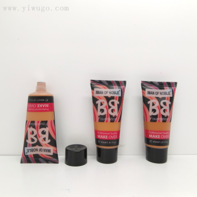 Iman of Noble New Hose Liquid Foundation Lightweight Concealer Dry Skin Oil Skin Waterproof Sweat-Proof Natural Delicate