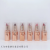 iman ofnoble brand cross-border new arrival 6-color matte no stain on cup lipstick matte moisturizing and brightening