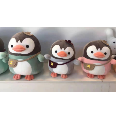 Foreign Trade New Popular Satchel Penguin Doll Plush Toys