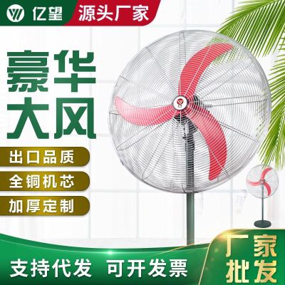 750mm Industrial Fan Powerful Commercial High-Power Wind Factory Floor Fan Horn Wall Mounted Fan Warehouse