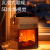 5D Dynamic Flame 2 Kw220v Warm Air Blower Heater Electric Fireplace Simulation Flame Home Bath Gas Heater Air Heater