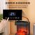 Cross-Border European Standard 3D Dynamic Flame 2 Kw220v Warm Air Blower Heater Electric Fireplace Simulation Flame