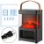 Cross-Border Daily Rules 110 V60hz Warm Air Blower 3D Simulation Electric Fireplace Bedroom Heating Electric Heater Air Heater Flame
