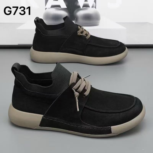 2025跨境热销新款休闲男鞋工作上班户外登山耐磨百搭工装板鞋