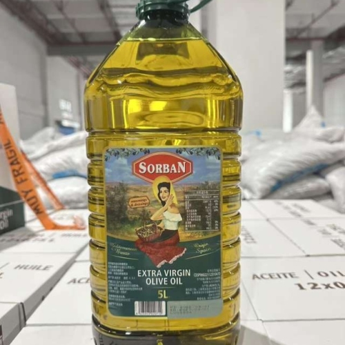 西班牙进口特级初榨橄榄油5升装家用大包装