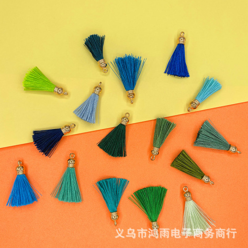 3CM金色圆帽小流苏穗子书签穗子服装发饰流苏配件吊坠批发