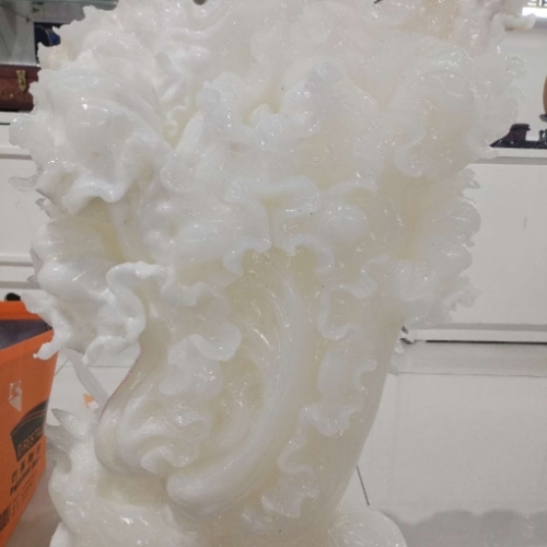 巴基斯坦天然玉石摆件&#生生有财摆件65*39工艺品