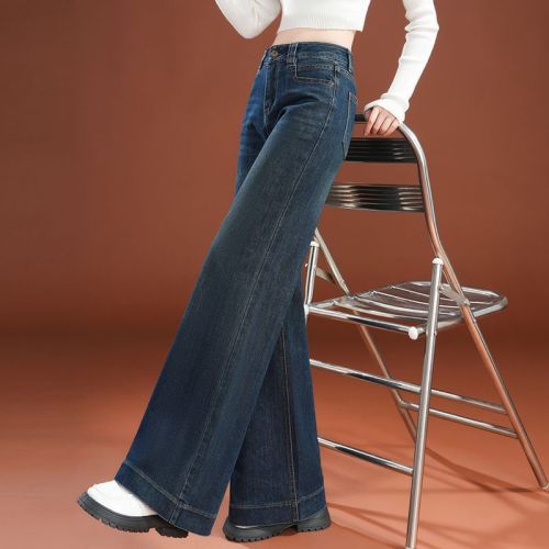 loose fashion jeans straight wide-leg pants women‘s pants 2025 autumn and winter new popular hot-selling product trousers this year