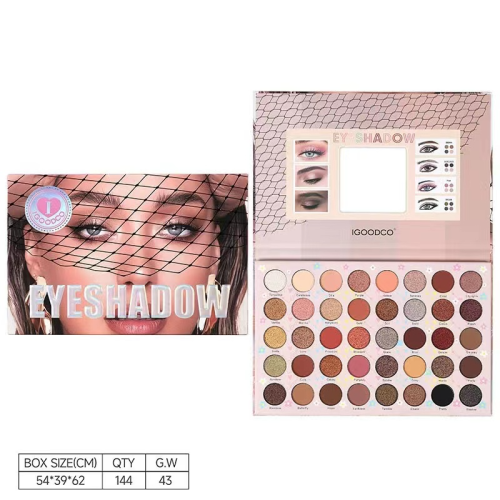 Cross-Border Foreign Trade European and American Body Shaping Smoke Makeup Domestic Brand Shimmer Matte Earth Color Universal Goddess Highlight Eyeshadow