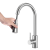 Pull-out Kitchen Hot and Cold Water Faucet Telescopic Rotating Washing Basin Sink Sink Stainless Steel Spring Faucet